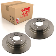 Load image into Gallery viewer, Pair of Rear Brake Disc Fits BMW 5 Series E34 OE 34211162305 Febi 04176