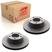 Load image into Gallery viewer, Pair of Front Brake Disc Fits BMW 5 Series E28 OE 34111163135 Febi 04440