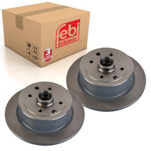 Load image into Gallery viewer, Pair of Rear Brake Disc Fits Vauxhall Astra Cavalier Kadett E Vectra Febi 04525