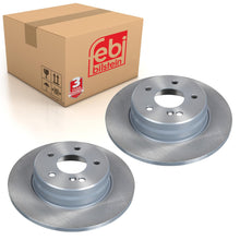 Load image into Gallery viewer, Pair of Rear Brake Disc Fits Mercedes Benz C-Class Model 202 203 CLC Febi 04628