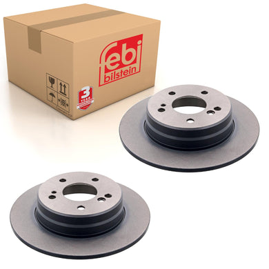 Pair of Rear Brake Disc Fits Mercedes Benz C-Class Model 202 203 CLC Febi 04629