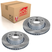 Load image into Gallery viewer, Pair of Front Brake Disc Fits Vauxhall Carlton Omega A OE 569039 Febi 04844