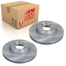 Load image into Gallery viewer, Pair of Front Brake Disc Fits Vauxhall Carlton Omega Senator A B B Febi 04848