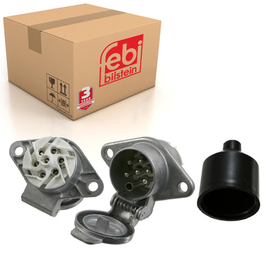 Plug Socket Inc Screw Connection Fits Volvo Universell verwendbar NKW Febi 05063