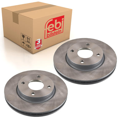 Pair of Front Brake Disc Fits Ford Cougar Granada Mondeo Scorpio 95 Febi 05645