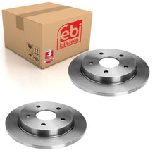 Load image into Gallery viewer, Pair of Rear Brake Disc Fits Ford Granada Scorpio OE 5022669 Febi 05654
