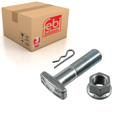 T-Bolt Inc Wheel Nut & Cotter Fits Trilex Mercedes Benz MAN Volvo Uni Febi 05660