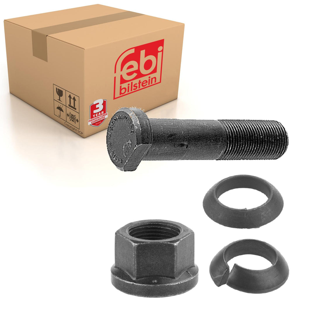 Wheel Stud Inc Rings & Wheel Nut Fits Setra Mercedes Benz Atego L-Typ Febi 06279