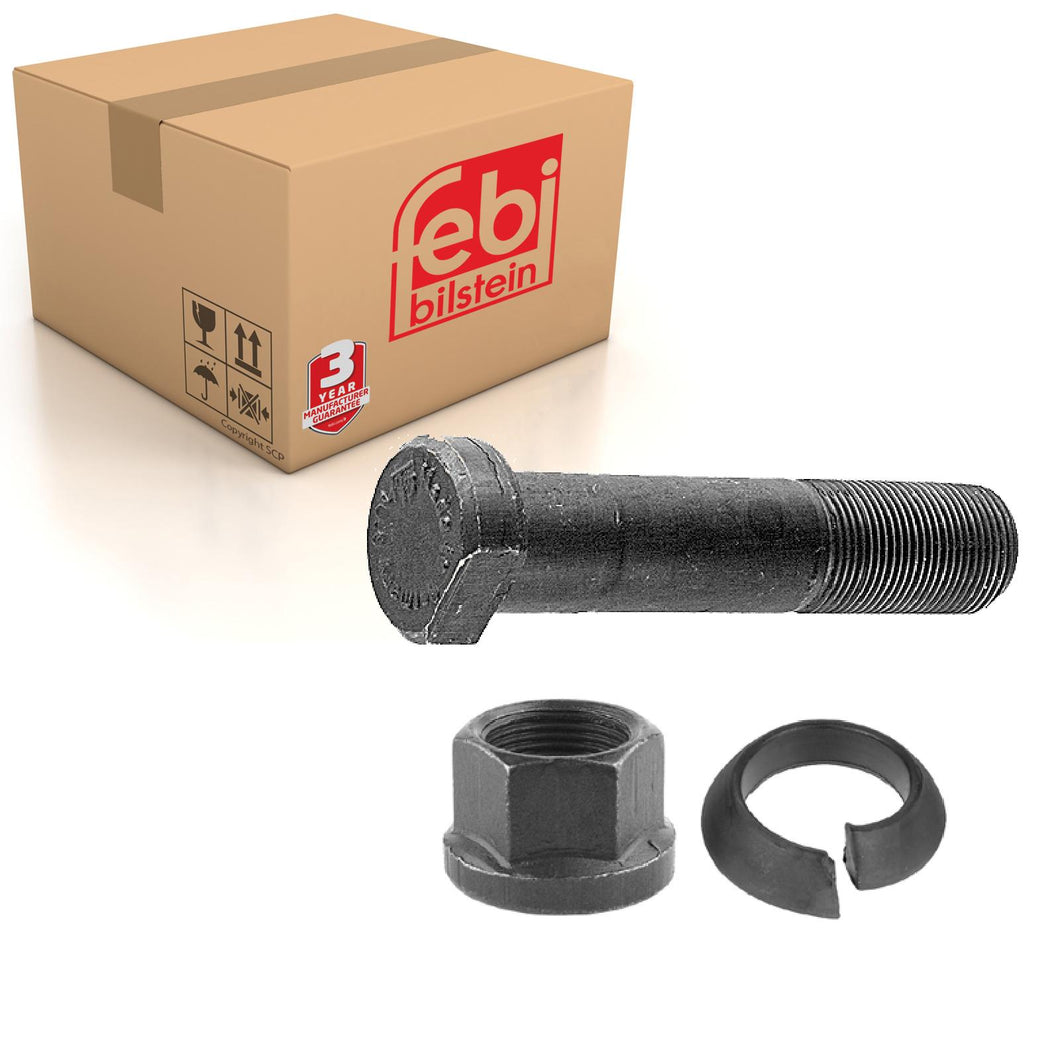 Wheel Stud Inc Limit Ring & Wheel Nut Fits Mercedes Benz Actros Atego Febi 06291