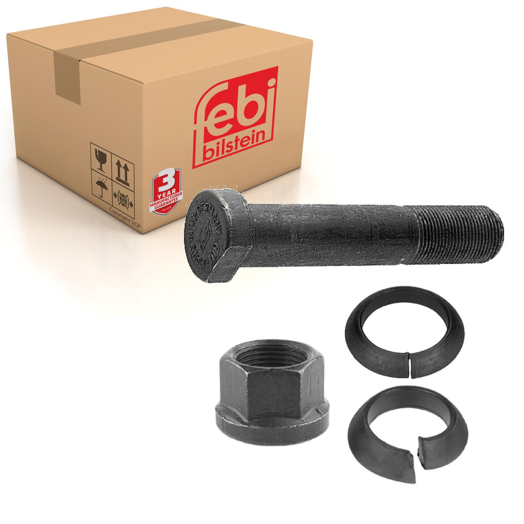 Wheel Stud Inc Rings & Wheel Nut Fits Mercedes Benz Actros Atego 18t Febi 06293