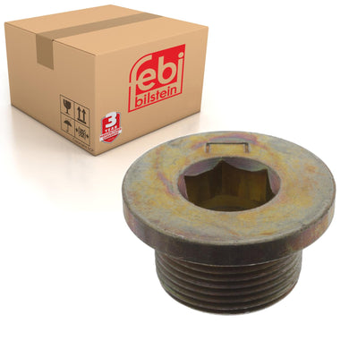 Oil Drain Plug No Seal Ring Fits Setra Serie 4Serie 400 Mercedes Benz Febi 06630