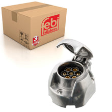 Load image into Gallery viewer, Towbar Plug Socket Inc Screw Connection Fits VW Audi Scania Trucks Febi 07339