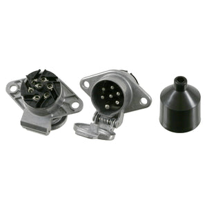 Plug Socket Inc Screw Connection Fits Scania Volvo Universell verwend Febi 07343