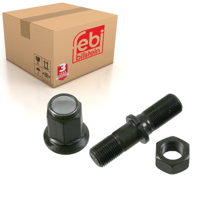 Wheel Stud Inc Pressure Plate Nut & Counter-Nut Fits Bergische Achsen Febi 07733
