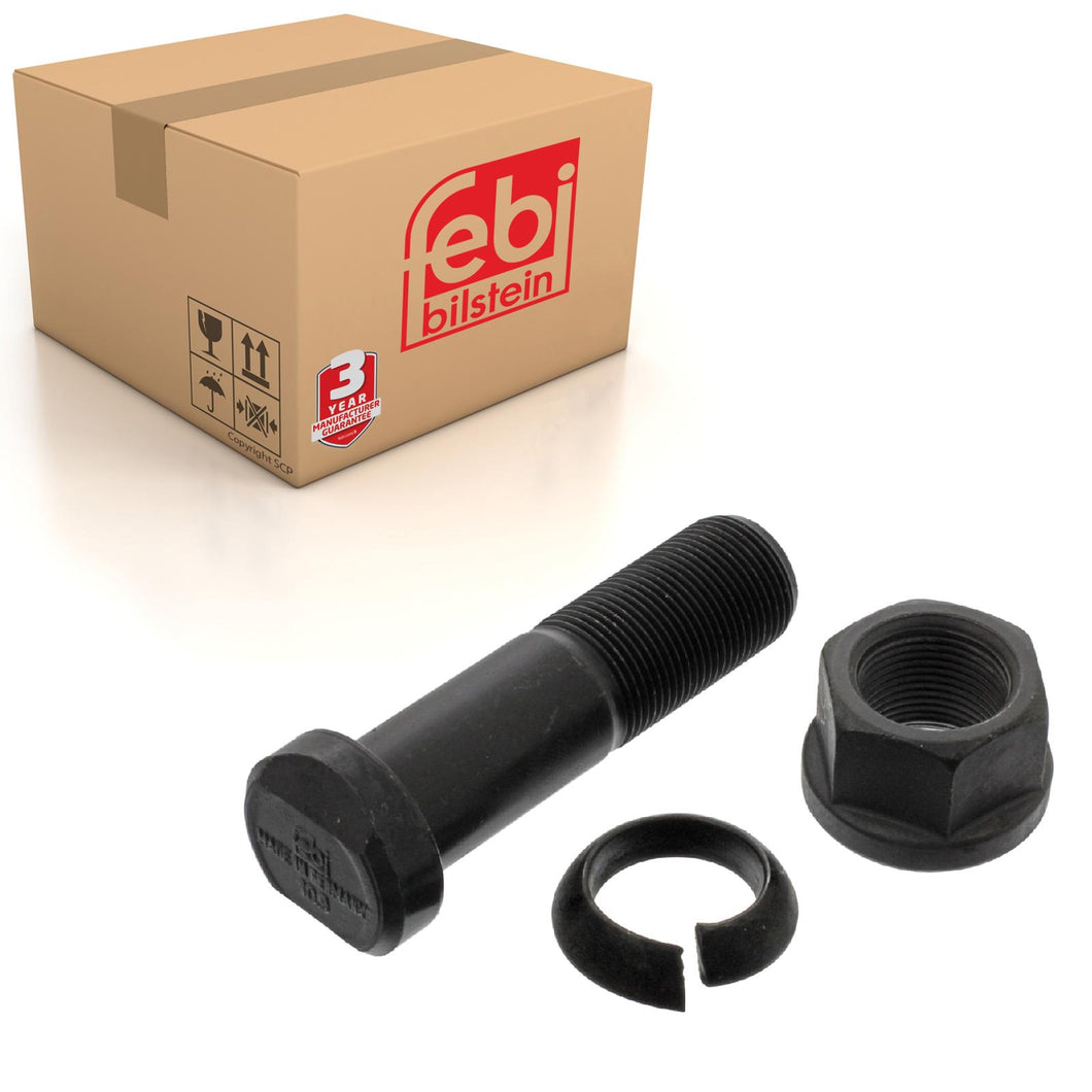 Wheel Stud Inc Limit Ring & Wheel Nut Fits Mercedes Benz Actros Atego Febi 07938