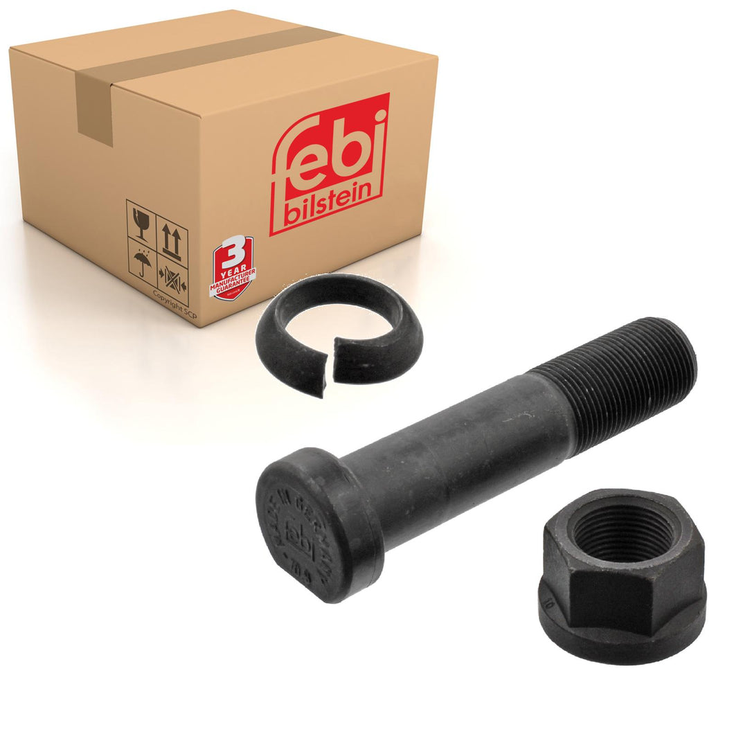 Wheel Stud Inc Limit Ring & Wheel Nut Fits Mercedes Benz Actros Atego Febi 07945