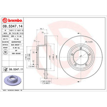 Load image into Gallery viewer, Front Rear Brake Disc x2 298mm Fits Land Rover Defender Brembo 08534711