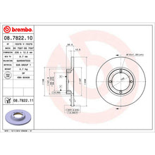 Load image into Gallery viewer, Front Brake Disc x2 236mm Fits Daewoo Spark Matiz Brembo 08782210