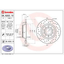 Load image into Gallery viewer, Rear Brake Disc x2 282mm Fits VW Audi Seat Skoda Q3 A3 Passat Brembo 08A2021X