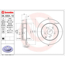 Load image into Gallery viewer, Rear Brake Disc x2 290mm Fits Toyota Corolla Brembo 08A35410