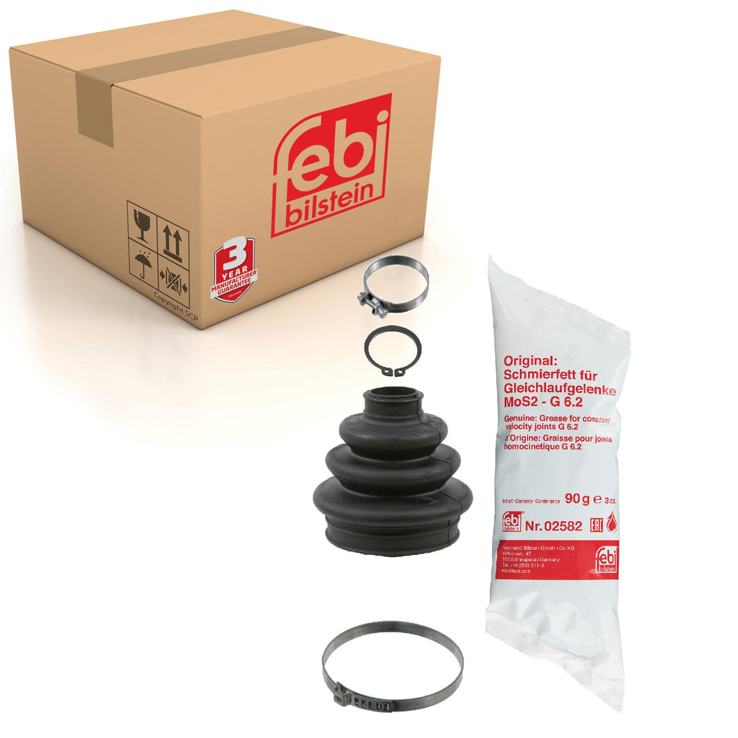 Cv Boot Kit Fits BMW 3 Series E30 E36 5 E34 7 E32 E38 X5 E53 Z1 E30 Febi 08061