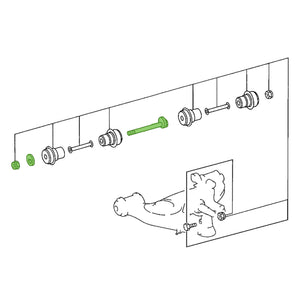 Mercedes Control Arm Eccentric Bolt Front Fits 190 SL 124 129 201 Febi 08073