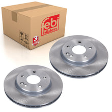 Load image into Gallery viewer, Pair of Front Brake Disc Fits Mercedes Benz C-Class Model 202 Febi 08129