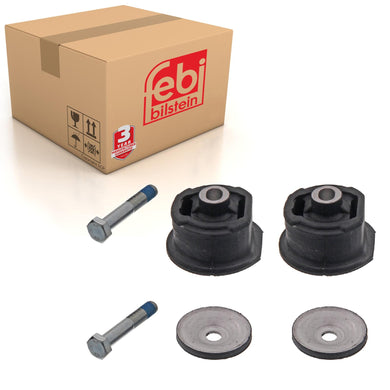 Rear Axle Beam Mounting Kit Inc Bolts Fits Mercedes Benz Model 124 Febi 08427