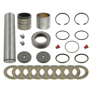 Front King Pin Set Inc Thrust Bearing Single Set Fits MAN Bus EL F 20 Febi 08521