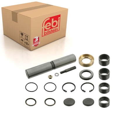 Lower King Pin Set Inc Thrust Bearing Single Set Fits Mercedes Benz L Febi 08526