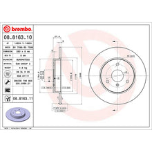 Load image into Gallery viewer, Front Brake Disc x2 280mm Fits Smart Crossblade Fortwo Roadster Brembo 08816311