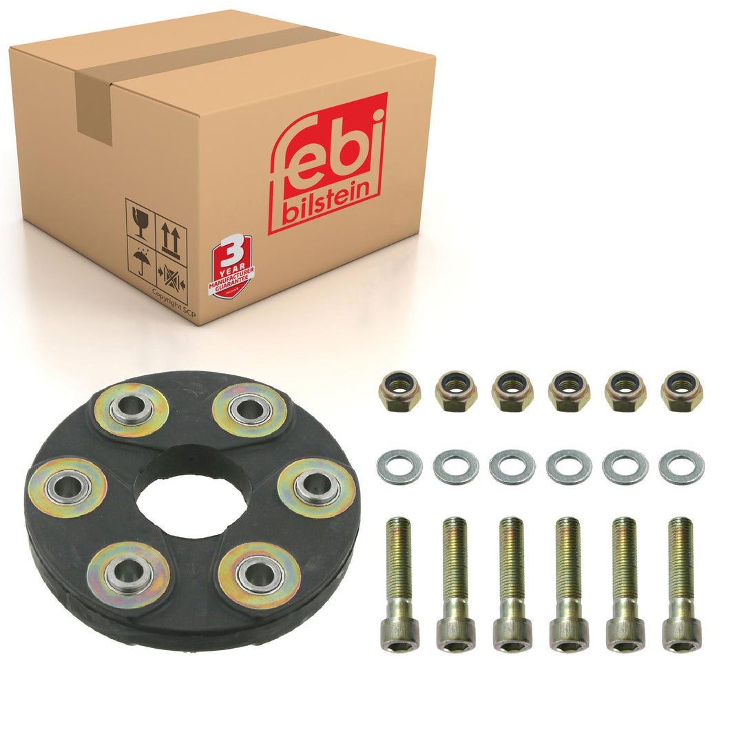 Propshaft Flexible Coupling Kit Fits Mercedes Benz Model 124 S-Class Febi 08822
