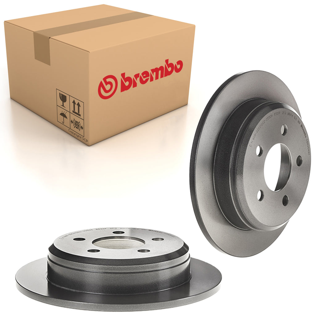 Grand Cherokee Rear Brake Discs x2 285mm Fits Jeep Wrangler Brembo 08826481