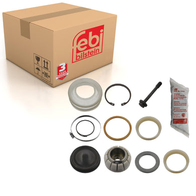 Rear Upper V-Stay Repair Kit Inc Spacer Ring & Circlip Fits Volvo F10 Febi 08959
