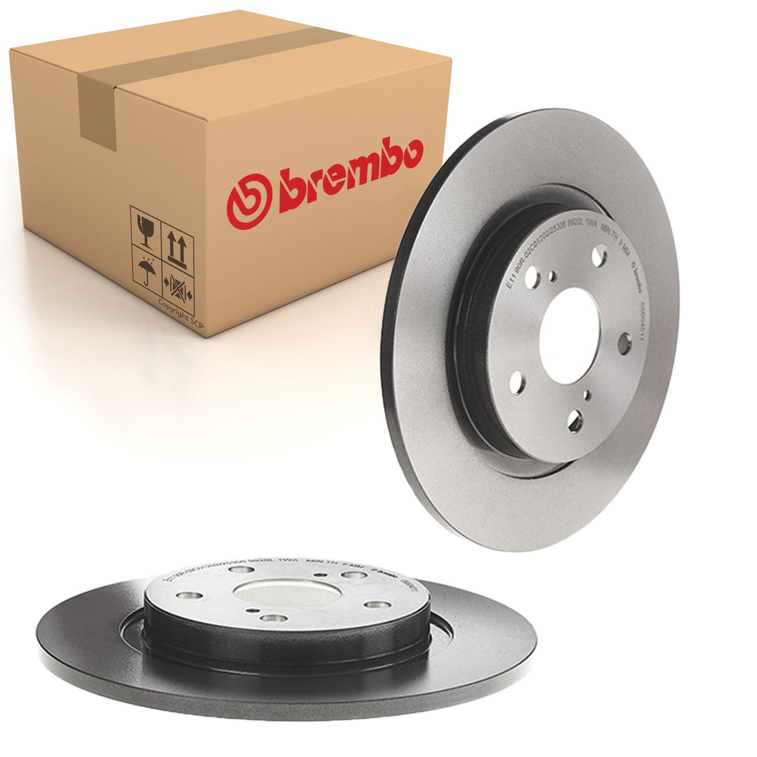 Avensis Rear Brake Discs x2 290mm Fits Toyota Brembo 08B04511