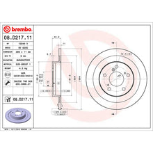 Load image into Gallery viewer, Civic Rear Brake Discs x2 Fits Honda Brembo 08D21711