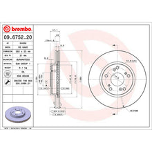 Load image into Gallery viewer, Front Rear Brake Disc x2 282mm Fits Honda Xr-V Civic CRV Brembo 09675220