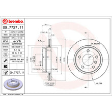 Load image into Gallery viewer, Rear Brake Disc x2 276mm Fits BMW 3 Series Brembo 09772711