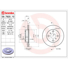 Load image into Gallery viewer, Front Brake Disc x2 235mm Fits Toyota Yaris Brembo 09782510