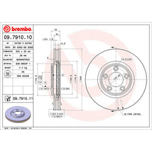 Load image into Gallery viewer, Front Brake Disc x2 300mm Fits Jaguar S-Type Brembo 09791011