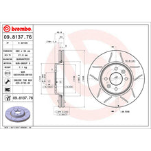 Load image into Gallery viewer, Front Brake Disc x2 280mm Fits Renault Clio Brembo 09813776