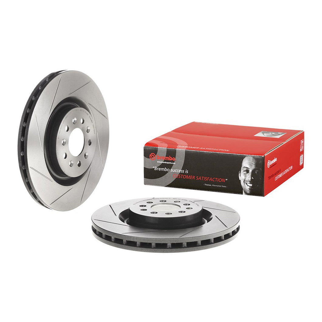 Front Brake Disc x2 355mm Fits Aston Martin DB9 Vantage Volante Brembo 09878021