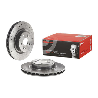 Front Brake Disc x2 312mm Fits Renault Clio Brembo 0989041X