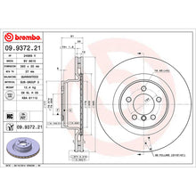 Load image into Gallery viewer, Front Brake Disc x2 360mm Fits Land Rover Range Rover Brembo 09937221