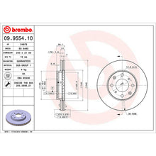 Load image into Gallery viewer, Front Brake Disc x2 240mm Fits Honda Fit Jazz Brembo 09955410