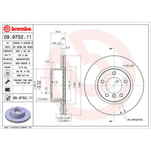 Load image into Gallery viewer, Front Brake Disc x2 292mm Fits BMW 1 3 Series Brembo 09975211