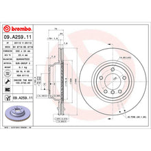 Load image into Gallery viewer, Front Brake Disc x2 330mm Fits BMW 1 3 Series X3 Brembo 09A25911
