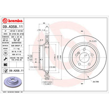 Load image into Gallery viewer, Rear Brake Disc x2 300mm Fits Mercedes E Class GLK CLS Brembo 09A35811