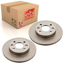 Load image into Gallery viewer, Pair of Front Brake Disc Fits Renault Clio Logan Lutecia Megane R19 R Febi 09071