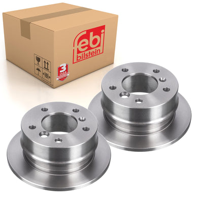 Pair of Rear Brake Disc Fits Mercedes Benz Sprinter Model 901 902 Vol Febi 09102